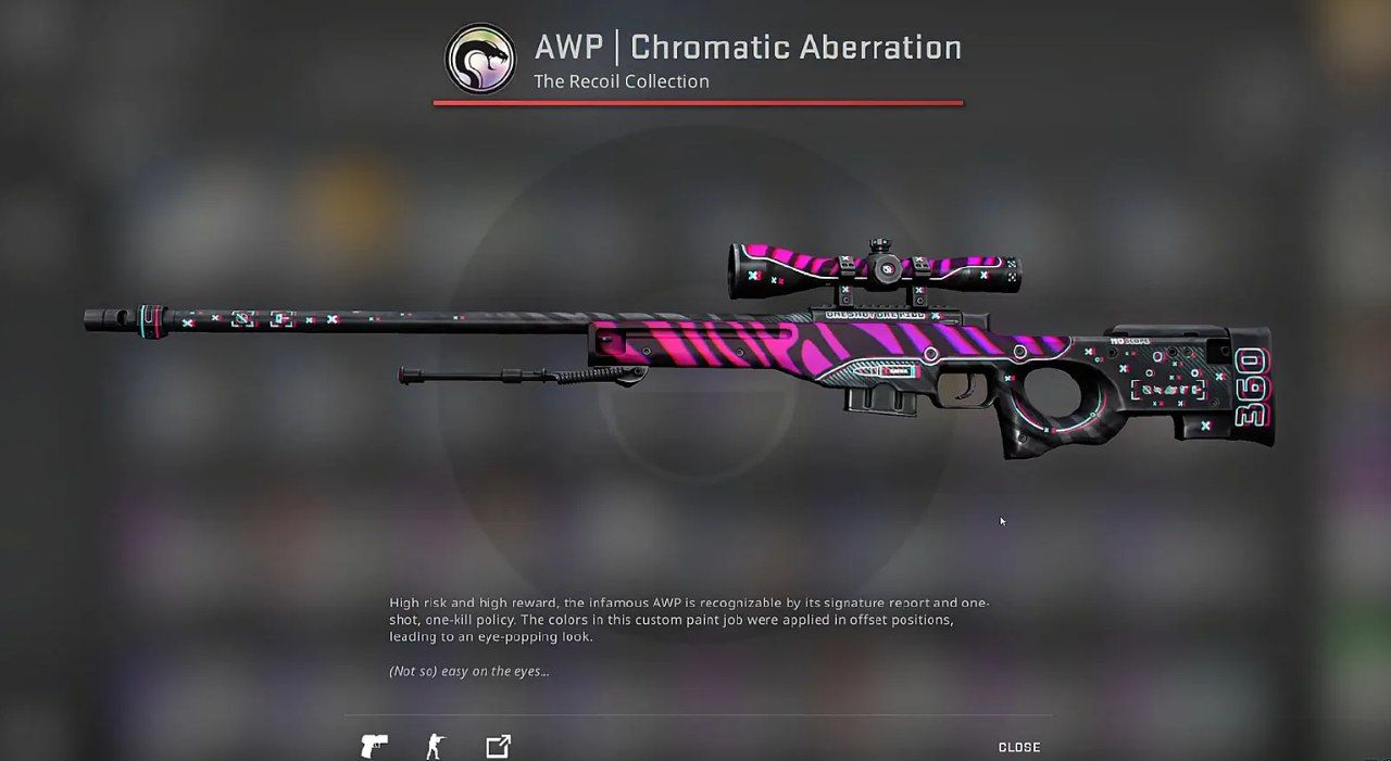 Awp chromatic aberration поношенное фото 104