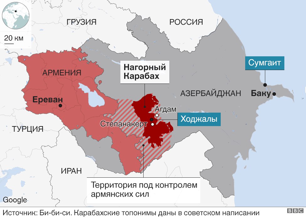 Граница нагорном карабахе