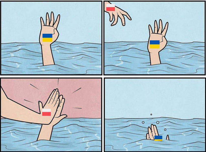 Мем с тонущим ребенком