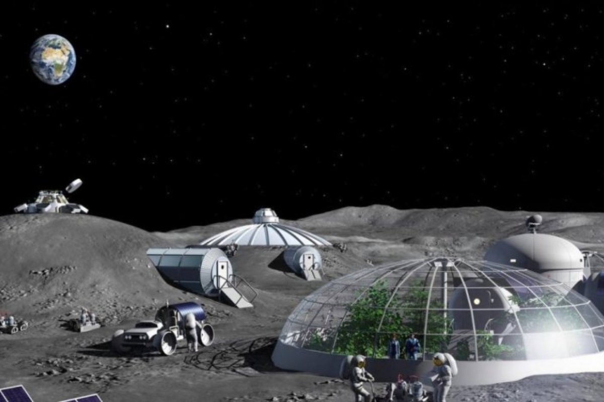 Лунная база 8 2020. Лунная станция. Космическая станция на Луне. Лунная база. Колонизация космоса.