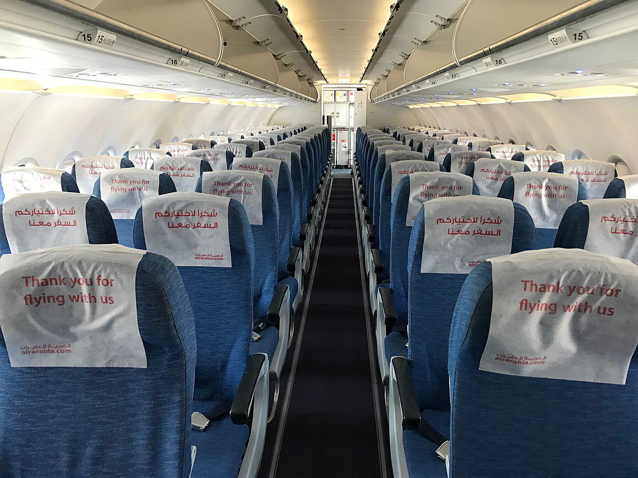 A320 схема салона air arabia